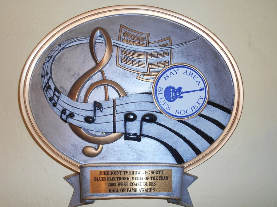 West Coast Blues Hall of Fame award